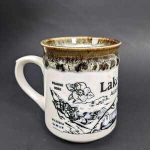 Lake Louise ceramic mug retro